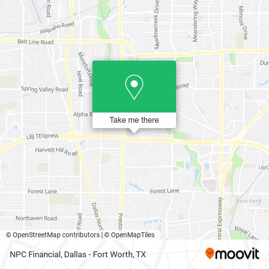 Mapa de NPC Financial