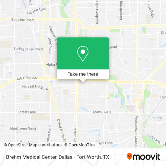 Brehm Medical Center map