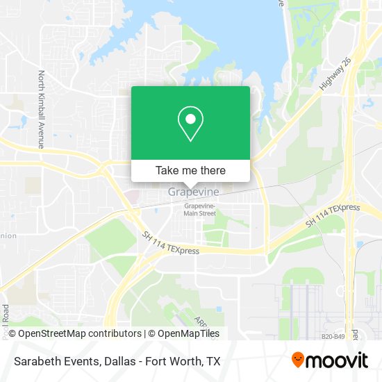 Sarabeth Events map