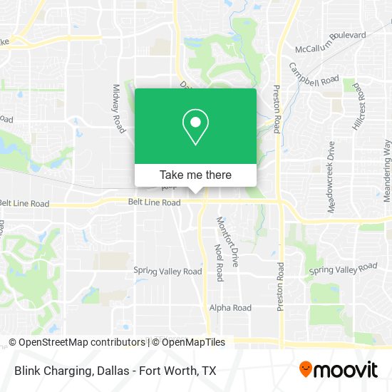 Blink Charging map