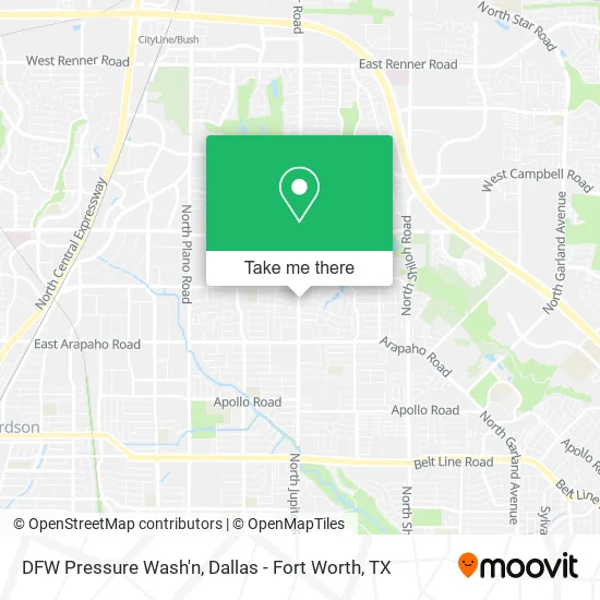 DFW Pressure Wash'n map