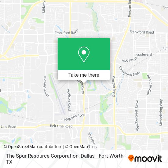 The Spur Resource Corporation map