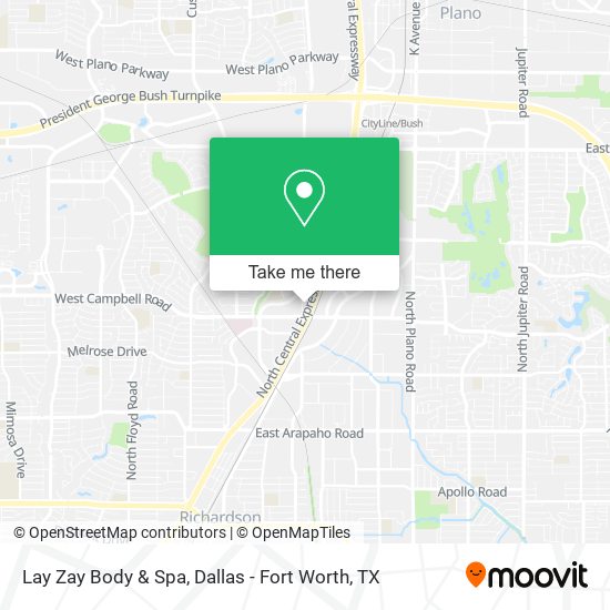 Lay Zay Body & Spa map