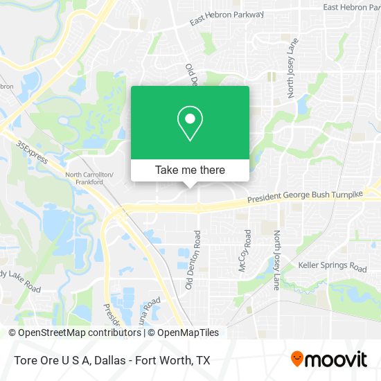 Tore Ore U S A map