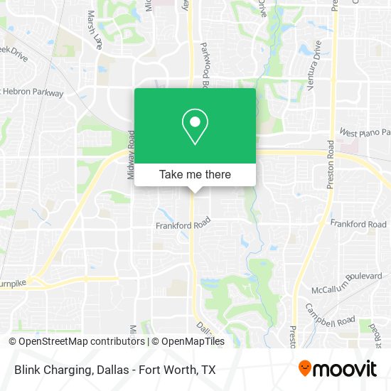 Blink Charging map