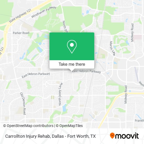 Mapa de Carrollton Injury Rehab