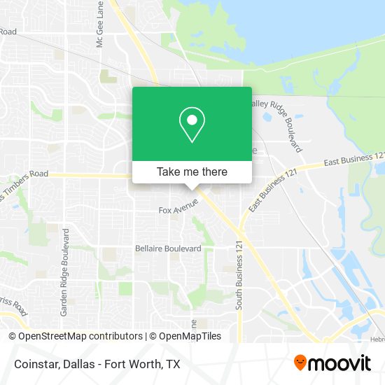 Coinstar map