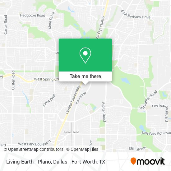 Mapa de Living Earth - Plano