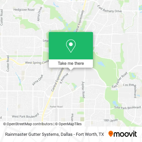 Rainmaster Gutter Systems map