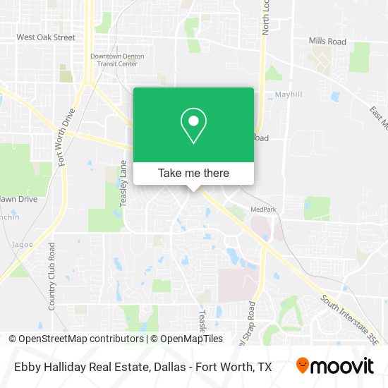 Ebby Halliday Real Estate map