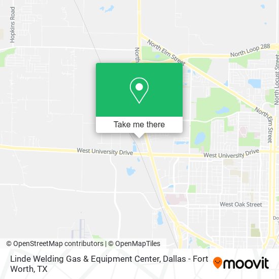 Mapa de Linde Welding Gas & Equipment Center