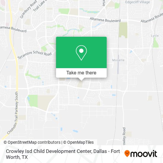 Crowley Isd Child Development Center map