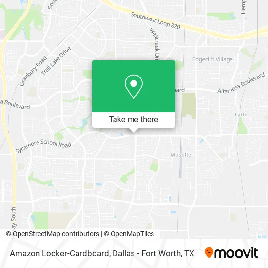 Amazon Locker-Cardboard map
