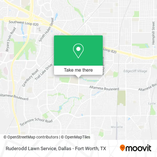 Ruderodd Lawn Service map