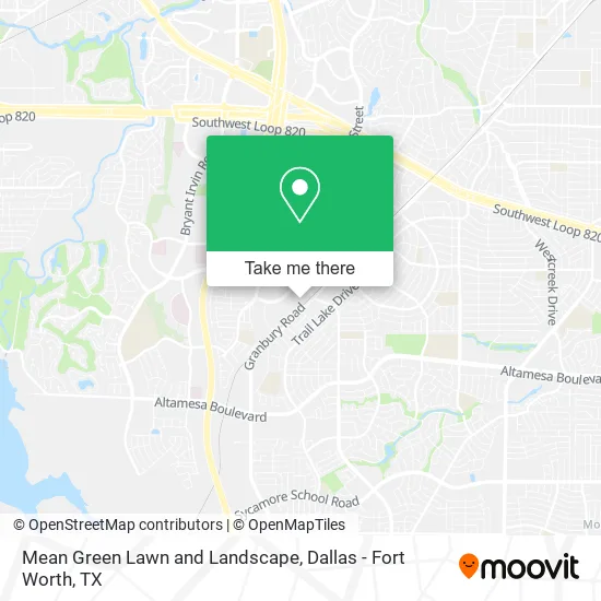 Mapa de Mean Green Lawn and Landscape