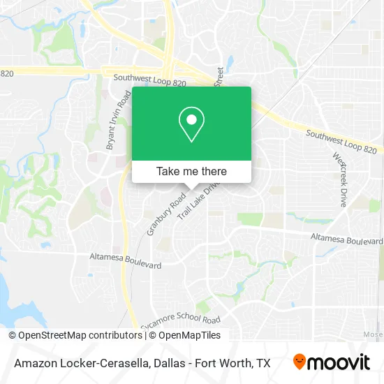 Mapa de Amazon Locker-Cerasella