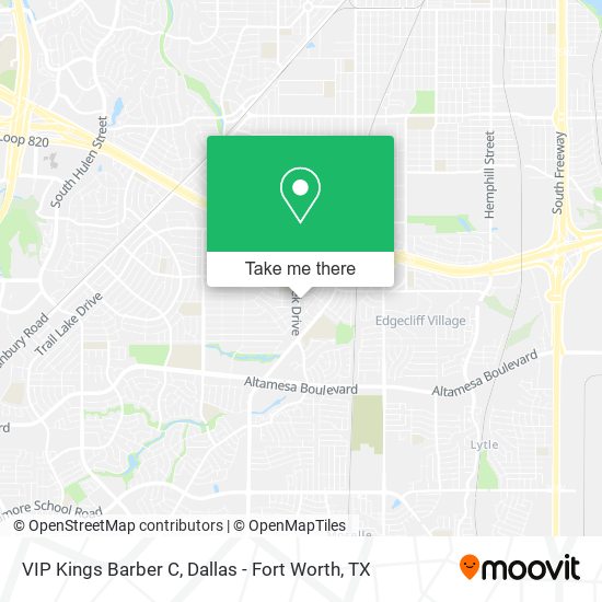 VIP Kings Barber C map