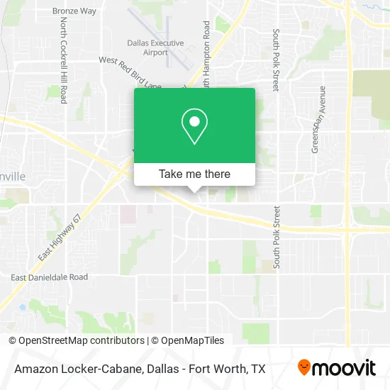 Amazon Locker-Cabane map