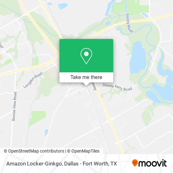 Amazon Locker-Ginkgo map