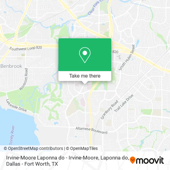 Mapa de Irvine-Moore Laponna do - Irvine-Moore, Laponna do