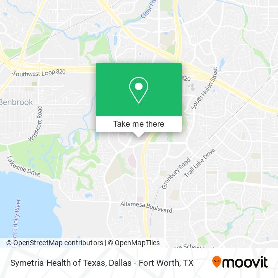 Symetria Health of Texas map