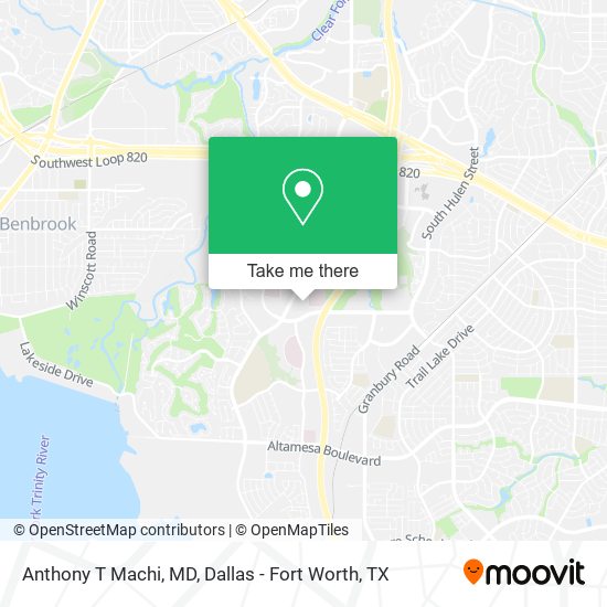 Anthony T Machi, MD map