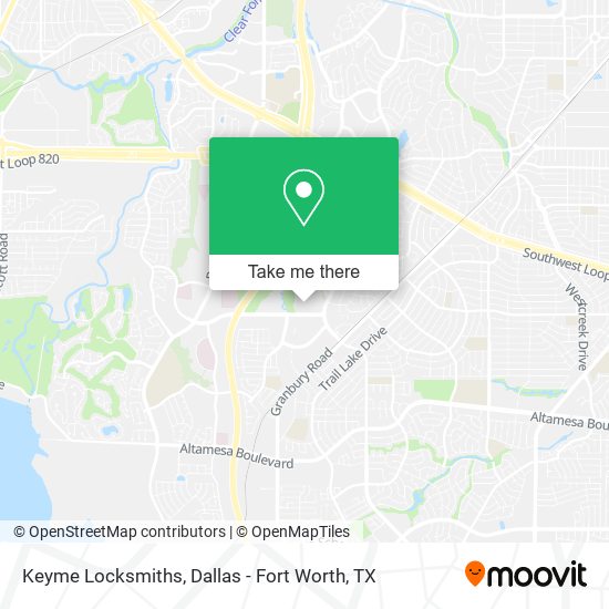 Mapa de Keyme Locksmiths