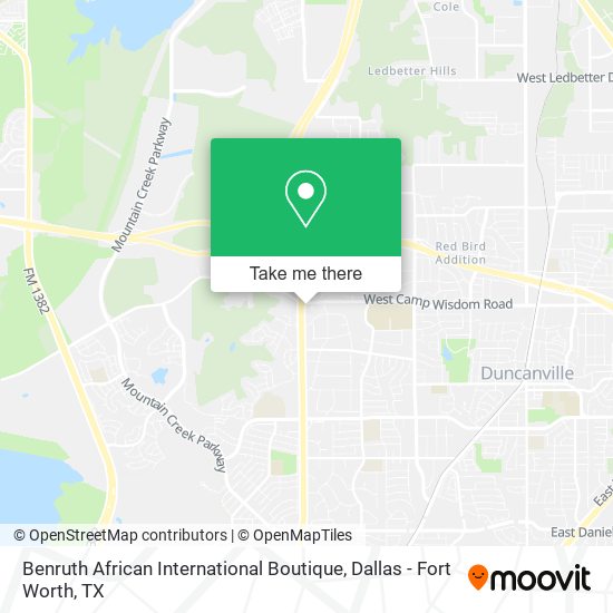 Benruth African International Boutique map