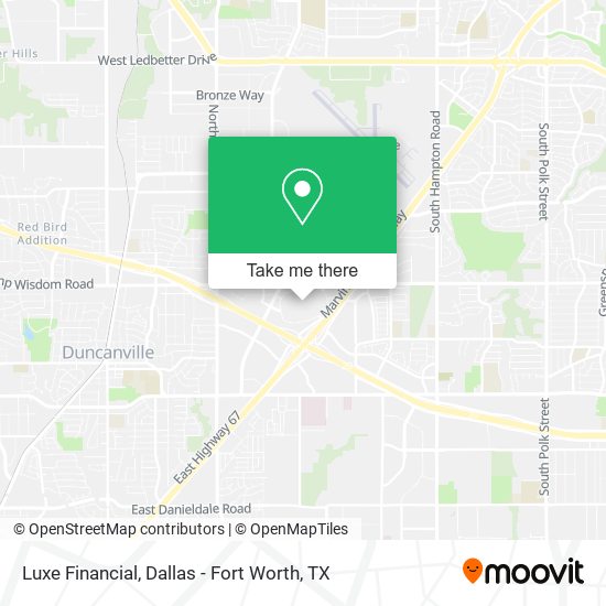 Luxe Financial map