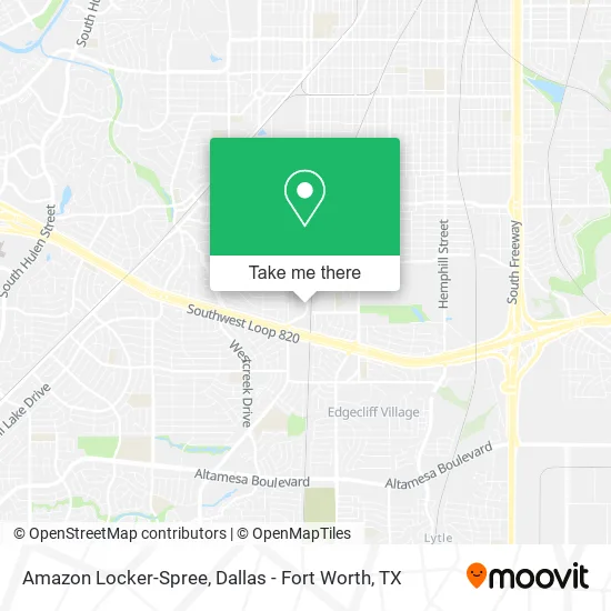 Amazon Locker-Spree map