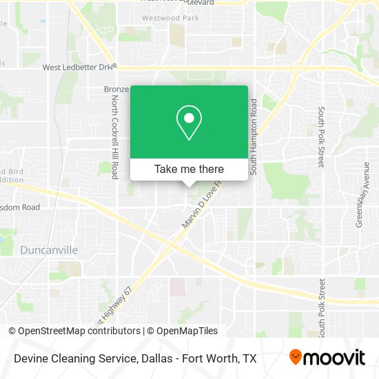 Devine Cleaning Service map