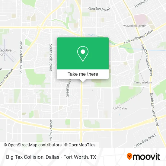 Big Tex Collision map