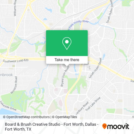 Board & Brush Creative Studio - Fort Worth map