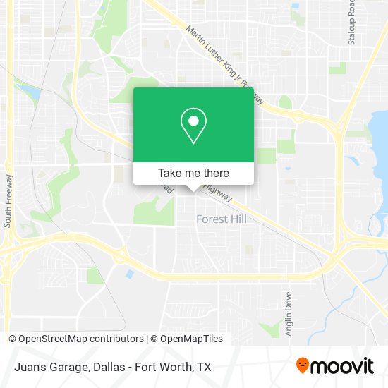 Juan's Garage map