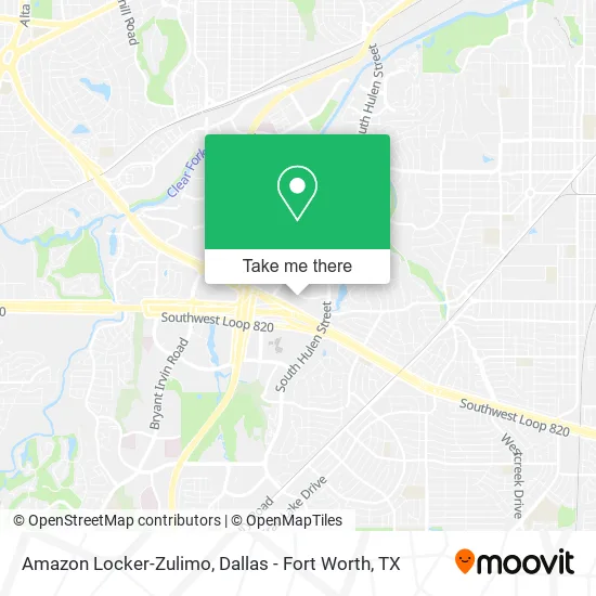 Amazon Locker-Zulimo map