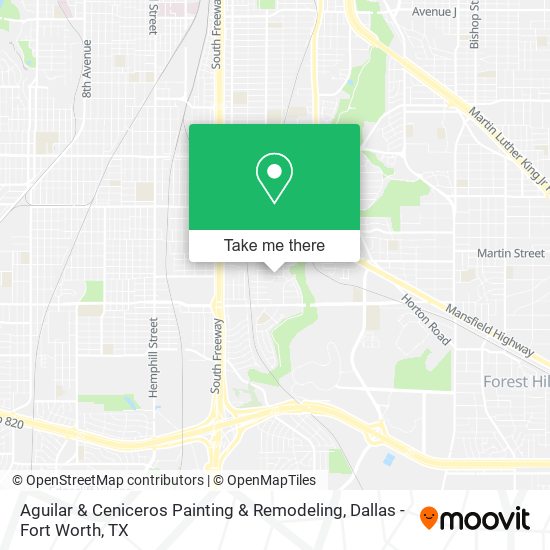 Aguilar & Ceniceros Painting & Remodeling map