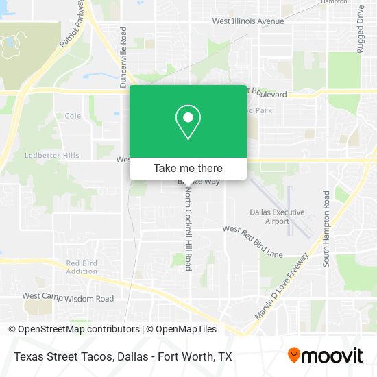 Texas Street Tacos map