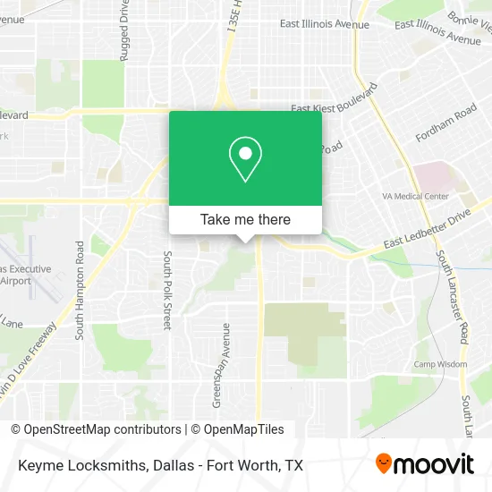 Keyme Locksmiths map