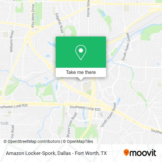 Mapa de Amazon Locker-Spork