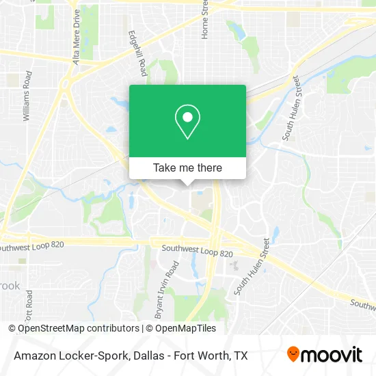 Amazon Locker-Spork map