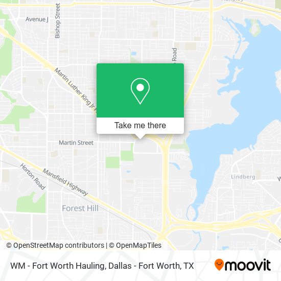 WM - Fort Worth Hauling map