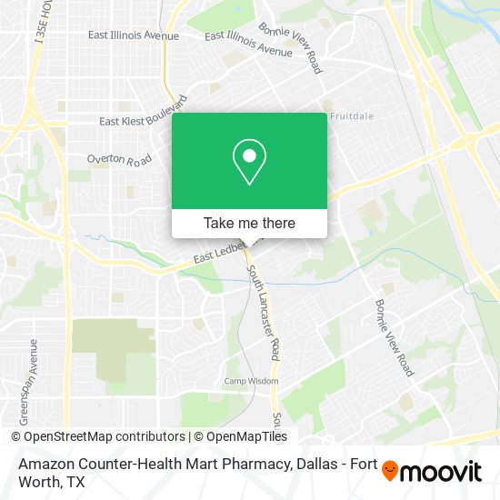 Amazon Counter-Health Mart Pharmacy map