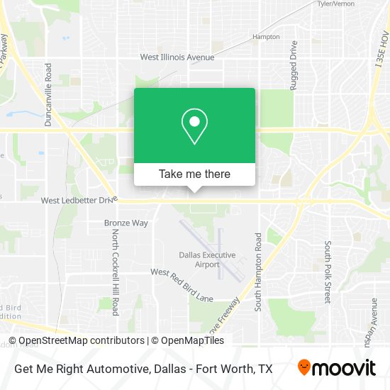 Get Me Right Automotive map