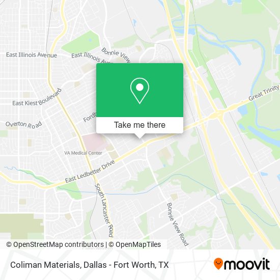 Coliman Materials map