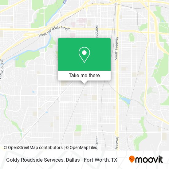 Goldy Roadside Services map