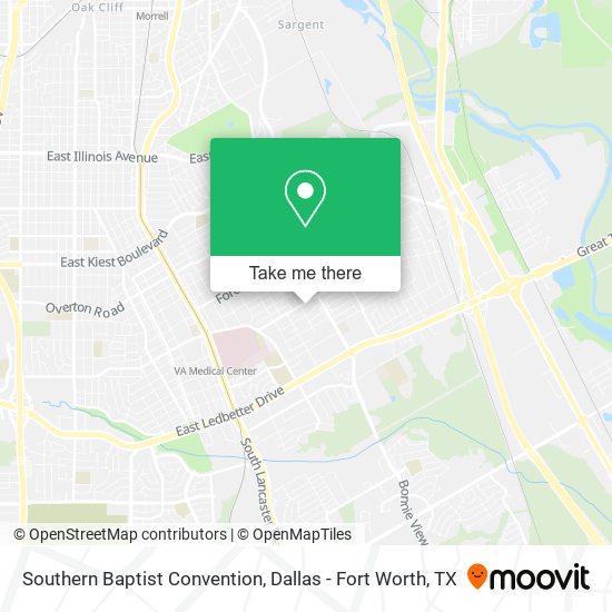 Southern Baptist Convention map