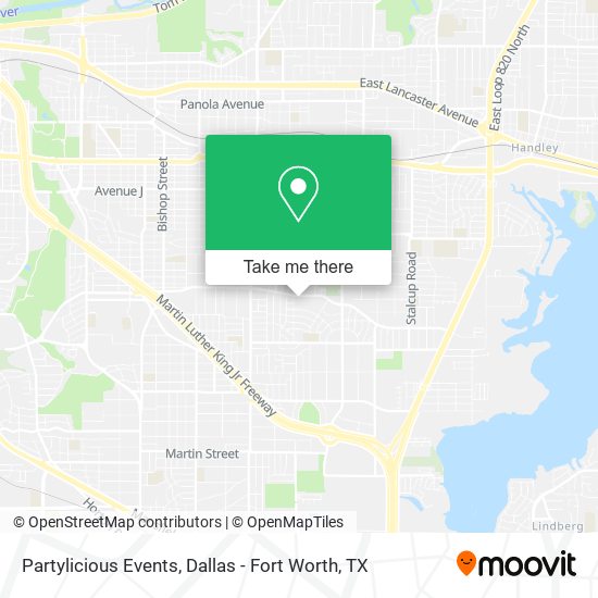 Partylicious Events map