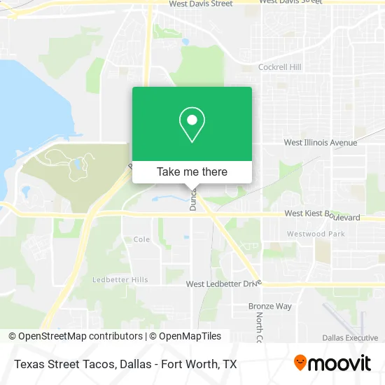Texas Street Tacos map
