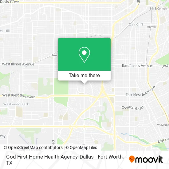 God First Home Health Agency map