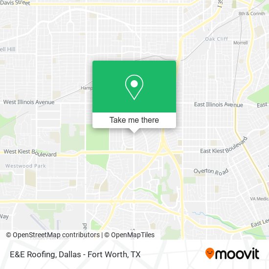 Mapa de E&E Roofing